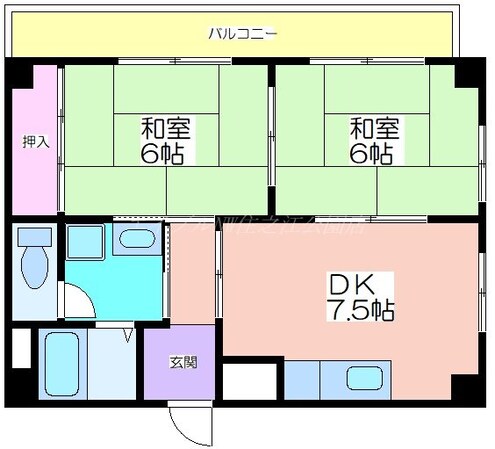 コーポエクセルⅠの物件間取画像